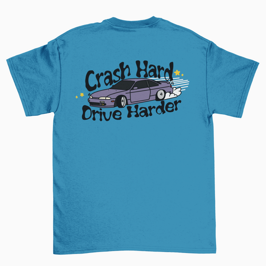 Crash Hard Drive Harder T-Shirt Blue Edition